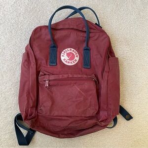 Fjallraven Kånken Red Backpack (HEAVILY Used)